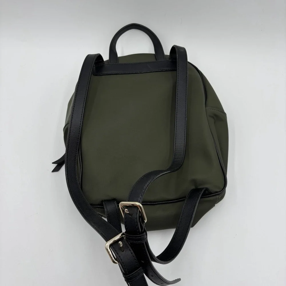 Kate Spade New York Bradley Wilson Road Backpack Small Army Green Nylon‎
